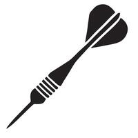 Dart Icon Illustration Target Accuracy Sport Gaming Graphics vector