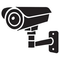 Security Camera Silhouette Image Surveillance Graphic vector
