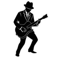 Soulful Singer Expressing Deep Emotions in Song vector