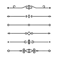 Horizontal and Vertical Line Dividers for Versatile Use vector
