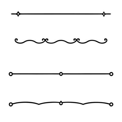 Decorative Borders and Line Dividers for Elegant Layouts