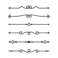 Premium Line Dividers for High-End Branding and Art vector