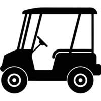 Best Golf Cart Silhouette Artwork vector