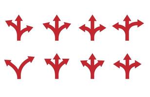 Multiple direction arrow graphics vector