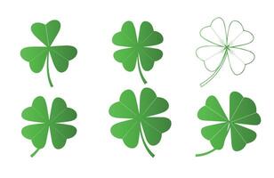 Fresh Green Leaf Set Nature Inspired Icons vector
