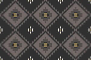 Textile Background Geometric Patterns Examplesfolk Embroidery, Aztec Geometric Ornament Print. Design for Carpet, Wallpaper, Clothing, Wrapping, Fabric vector