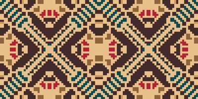 Native Patterns Geometric Abstract Patternfolk Embroidery, Aztec Geometric Ornament Print. Design for Carpet, Wallpaper, Clothing, Wrapping, Fabric vector