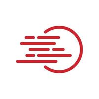 Circle Speed Logo Template Illustration Design. EPS 10. vector