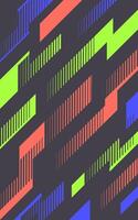 A colorful pattern with lines and stripes vector