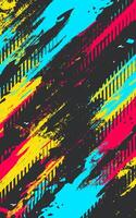 A colorful abstract background with paint splatters vector