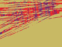 A red and blue abstract pattern on a gold background vector