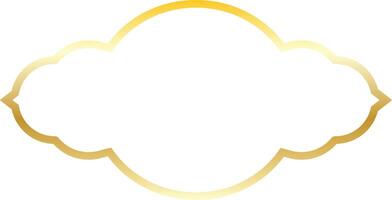 Ramadan Gold Frame. vector