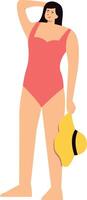 Illustration of People Activities on the Beach with Cartoon Design. vector