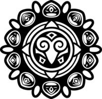 Unity stones symbol icon in glyph style vector