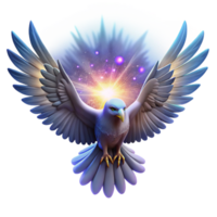 Celestial Bird Flight, Radiance, and Divine Wings png
