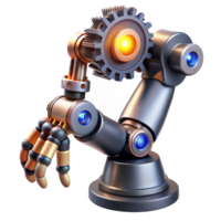 Advanced Robotic Arm Precision Engineering and Mechanical Design png