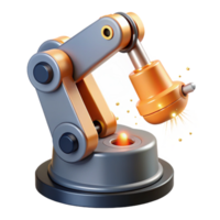 Robotic Arm Precise Welding and Automation Technology png