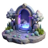 Enchanted Archway Mystical Portal to a Fantasy Realm png