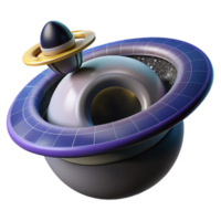 Abstract Spacecraft Design 3D Render of Futuristic Spacecraft png