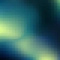 gradient pixel green and blue background with a blurry image vector