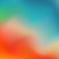 a colorful blurred background with a bright red, orange and yellow color vector