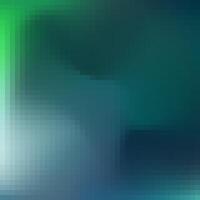 a green and blue background with a pixelated design vector