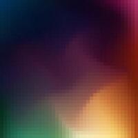 pixel art background with a rainbow color scheme vector