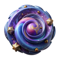 Cosmic Swirl Render Abstract Galaxy Background Image png