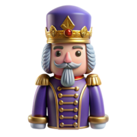 3D Render of a Nutcracker King png