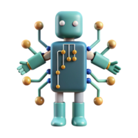 Multi-Armed Robot Advanced Automation Connectivity png