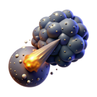 Cosmic Collision Celestial Body Impact Simulation png