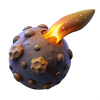 Cosmic Impact Asteroid Collision and Energy Release png