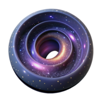Cosmic Swirl A 3D Visualization of a Hypothetical Universe png