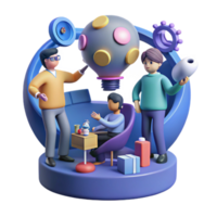 Collaborative Problem Solving Innovative Ideas Teamwork png