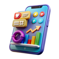 Mobile App UI Design Data Visualization User Interface png