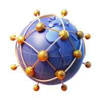 Global Network Connection Interconnectivity and Communication png