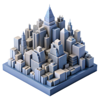 Cityscape Model Urban Development, Architecture, 3D Rendering png