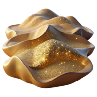 Golden Glitter Sands Abstract Luxury Texture png