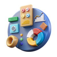 Data Visualization Charts, Graphs, and Key Metrics png
