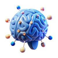 Exploring the Brain's Connective Network A 3D Model png