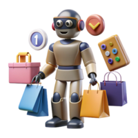 Robot Shopping Assistant Automation for E-commerce png
