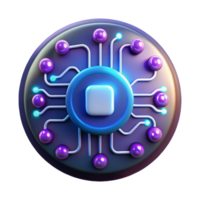 Network Node Cybernetic Core System png