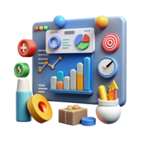 Dashboard Visualizing Growth, Finance, and Progress png