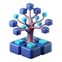 Hierarchical Data Structure A 3D Visualization of a Tree-like System png