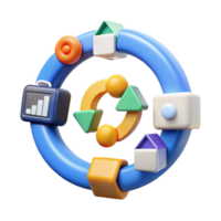 Circular Data Flow System Integration Process Optimization png