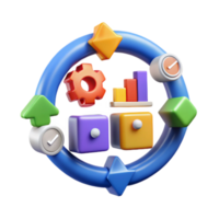 Process Optimization Workflow, Efficiency, and Growth png