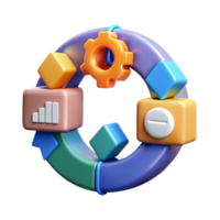 Circular Process Data Integration, Workflow Automation, and Performance Metrics png
