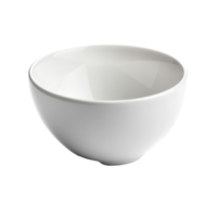 Clean white bowl on a Transparent background ideal for various culinary presentations and settings, White bowl isolated on background png
