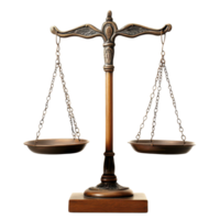 Justice scale on Transparent background representing fairness and equality in the legal system, Scale Justice, background png