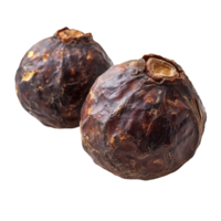 Soap nut isolated on Transparent background showcasing its unique texture and natural shape, Soap nut isolated on background png